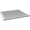 Ekena Millwork Vertical Surface Mount PVC Gable Vent: Functional, w/ 2"W x 1-1/2"P Brickmould Frame, 42"W x 38"H GVPVE42X3802SF - alternate 5